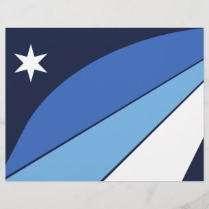 Papel Timbrado Letterhead with Flag of Columbia, Carolina do Sul