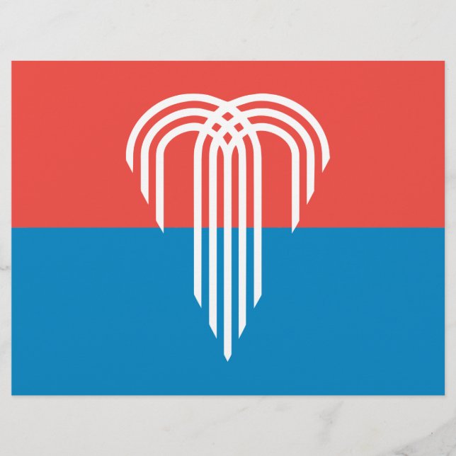 Papel Timbrado Letterhead with Flag of Kansas City, Missouri (Frente)