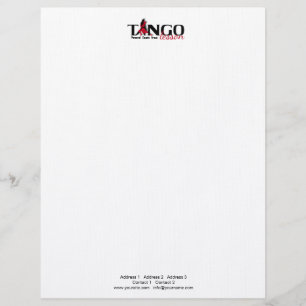 Papel Timbrado Lição de Tango - Cabeça de Letra