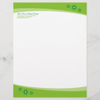 Papel Timbrado Limão Flor Letreiro