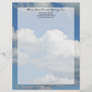 Papel Timbrado Limpar Céu Azul