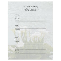 Lírios de Calla memoráveis da página do login do