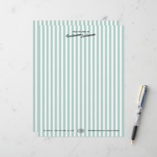 Papel Timbrado Listrado de Resort da Califórnia
