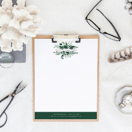 Papel Timbrado Logotipo comercial da floresta selvagem