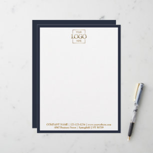 Papel Timbrado Logotipo Comercial de Marcas da Empresa Custom Ele