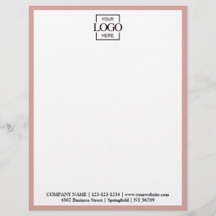Papel Timbrado Logotipo Comercial de Marcas da Empresa Elegant Cu