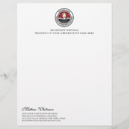 Papel Timbrado Logotipo comercial personalizado