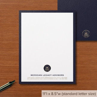 Papel Timbrado Logotipo comercial personalizado Letterhead com qu
