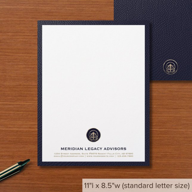 Papel Timbrado Logotipo comercial personalizado Letterhead com qu (Criador carregado)