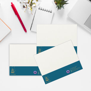 Papel Timbrado Logotipo da Empresa Gold Stars Paz Alegria Esperan