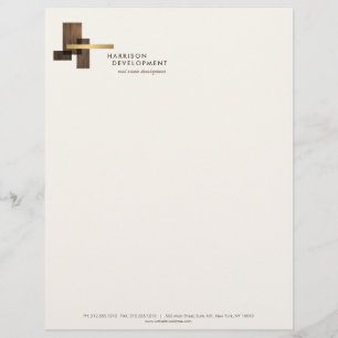 Papel Timbrado Logotipo de Incorporadora Imobiliária Ivory