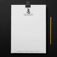 Logotipo de Monograma de Empresa de Custo de Negóc