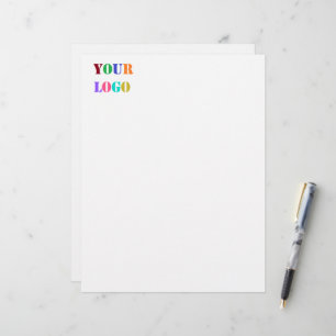 Papel Timbrado Logotipo Empresarial Personalizado Cabeçalho da Em