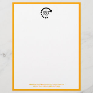 Papel Timbrado Logotipo personalizado Logotipo comercial timbrado