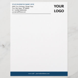 Papel Timbrado Logotipo Personalizado Personalizado para Empresas