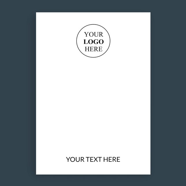Papel Timbrado Logotipo Promocional Personalizado (Criador carregado)