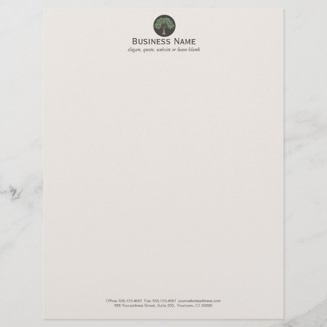 Papel Timbrado Logotipo Wise Old Tree \ Letterhead (Frente)