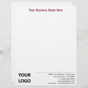 Papel Timbrado Logotipos personalizados para empresas com logotip