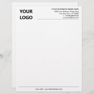 Papel Timbrado Logotipos personalizados para empresas com logotip