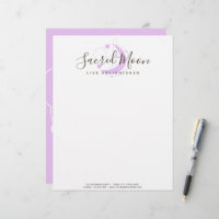 Lua Geométrica Metafísica Minimalista Roxo
