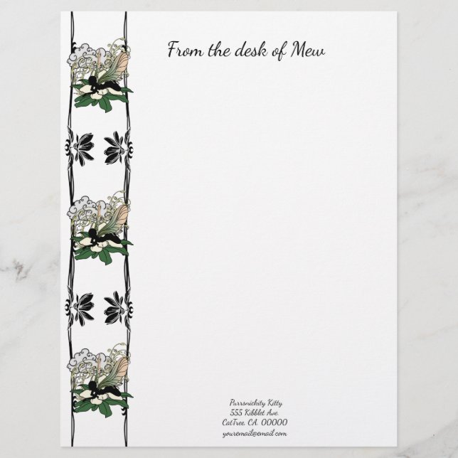 Papel Timbrado Magnolia Shadow Fairy (Frente)