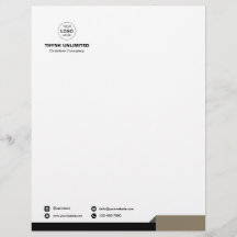 Manchete de negócios simples e minimalista