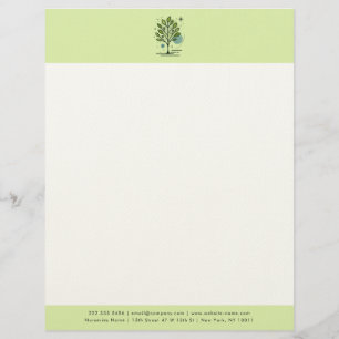Papel Timbrado Marca Personalizada da Greenleaf Nursery