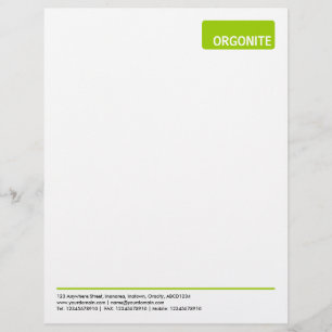 Papel Timbrado Marca Superior v3 - Verde Marciano