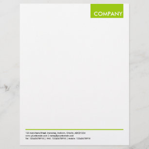 Papel Timbrado Marca Superior - Verde Marciano