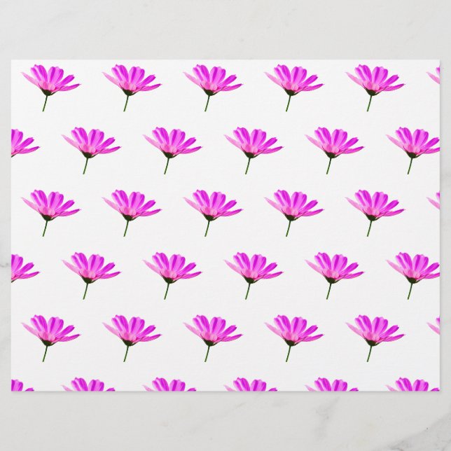 Papel Timbrado Margarida Rosa   (Frente)