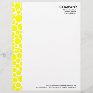 Papel Timbrado Margem de detecção - Amarelo