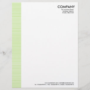 Papel Timbrado Margem Lined - Verde Marciano