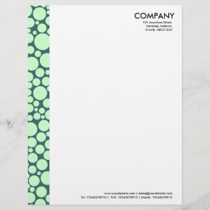 Papel Timbrado Margem Spotty - Sombras de Verde