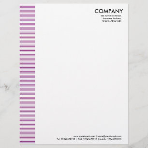 Papel Timbrado Margem Vinculada - Ameixa