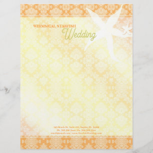 Papel Timbrado Massagem de Starfish Tropical Cujo Spa Business