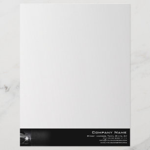 Papel Timbrado Material de escritório da beira de Preto Carro