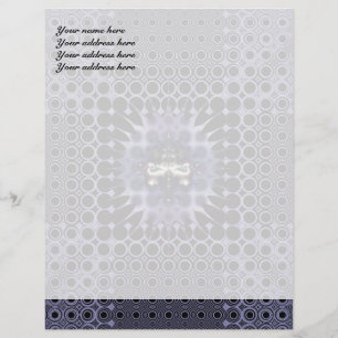 Papel Timbrado Meditação Roxa