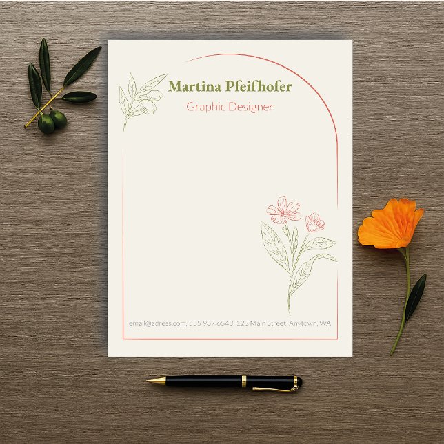 Papel Timbrado Mediterranean & Elegant (Criador carregado)