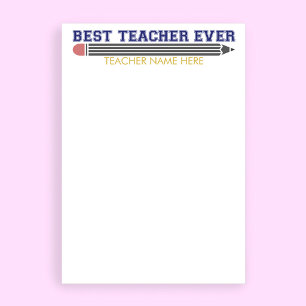 Papel Timbrado Melhor Professora Personalizada De Todos Os tempos
