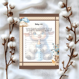 Papel Timbrado Meu Pequeno Lamb - Bebê - Jogo de Corrida ABC