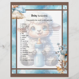 Papel Timbrado Minha Pequena Lamb