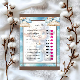 Papel Timbrado Minha Pequena Lambe, Adivinha Quem