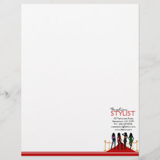 Papel Timbrado Moças de moda Modelo