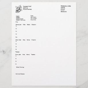 Papel Timbrado Modelo ativo customizável do resumo