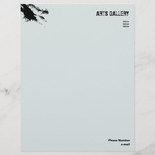 Papel Timbrado Modelo de borda azul claro