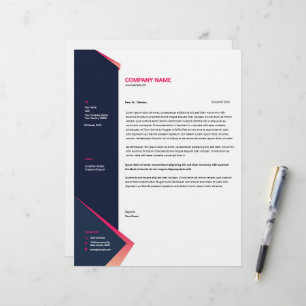 Papel Timbrado Modelo de business letterhead - Design personalizá