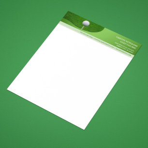 Papel Timbrado Modelo de Cabeçalho de Carta Comercial de Golfe