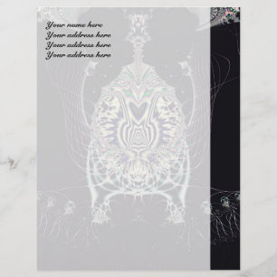 Papel Timbrado Modelo de cabeçalho de carta de magia negra