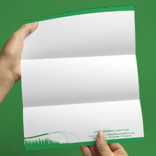 Papel Timbrado Modelo de Carta com Cabeçalho para Paisagismo e Ma