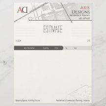 Modelo de Estimativa de Arquiteto com Projeto de P